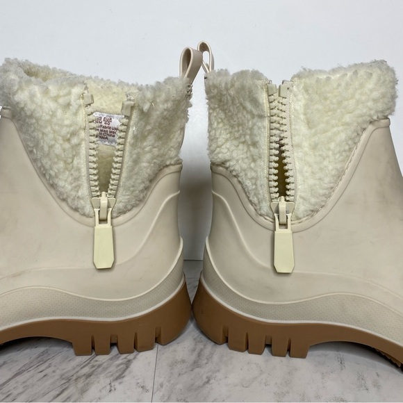 Sam Edelman Lenna Natural Ivory Rain Boot 10M - Picture 9 of 15